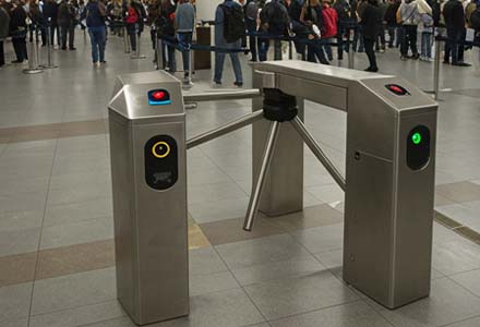 bramka obrotowa do montażu biurowego