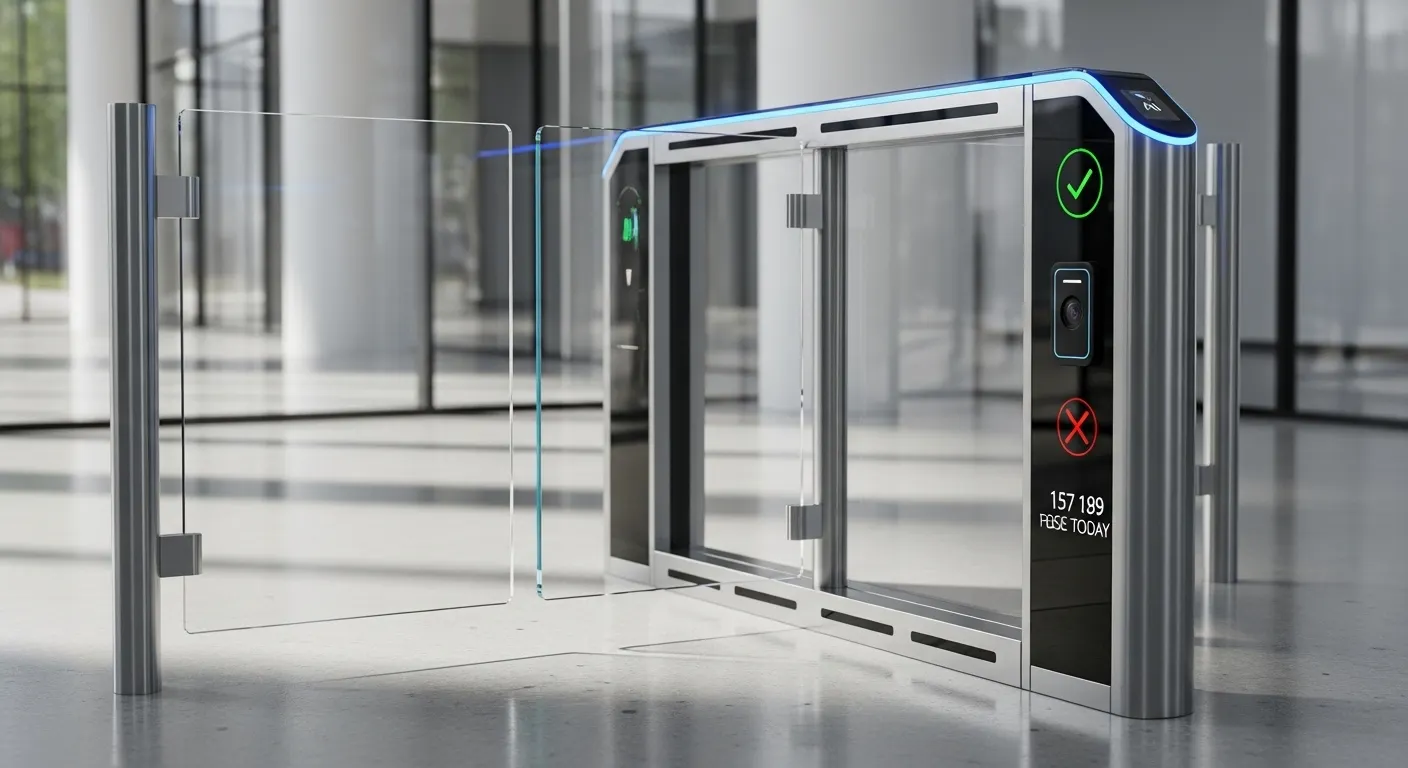 AI inteligentna bramka dla pieszych