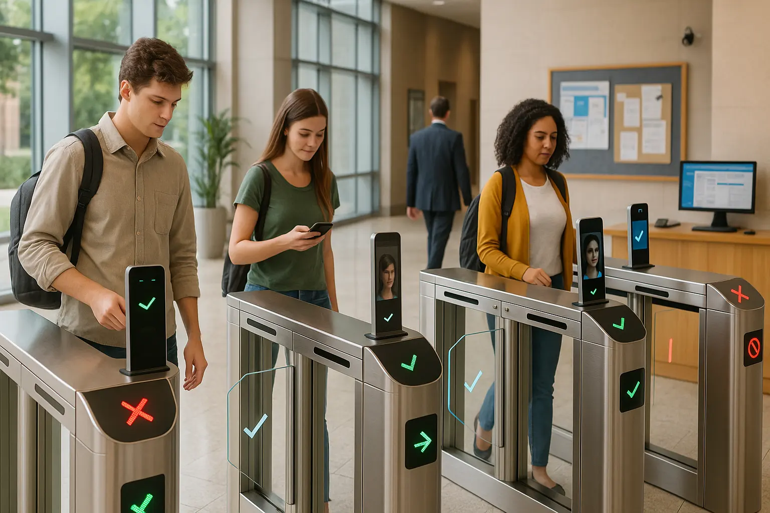 Brama kontroli dostępu do kampusu