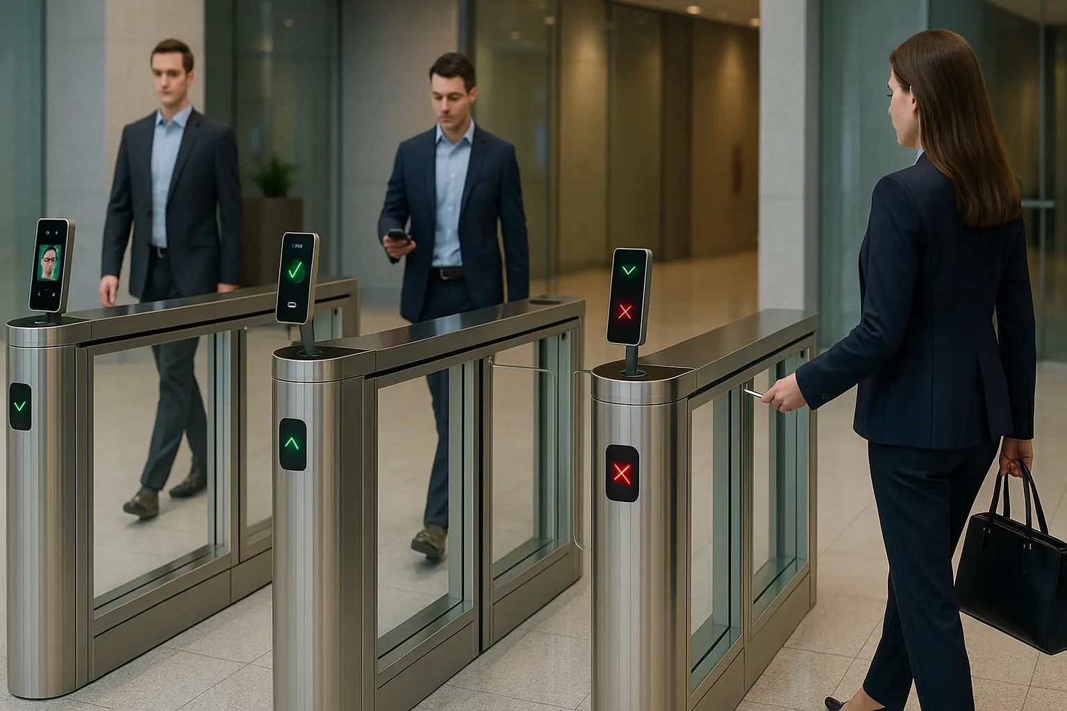 Hartowana szklana bramka prędkości