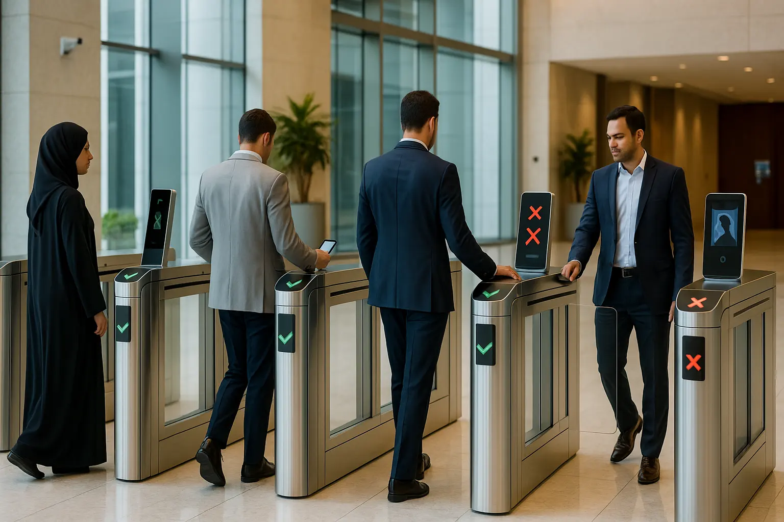 Bramka dostępu do bramki przyspieszenia w ZEA