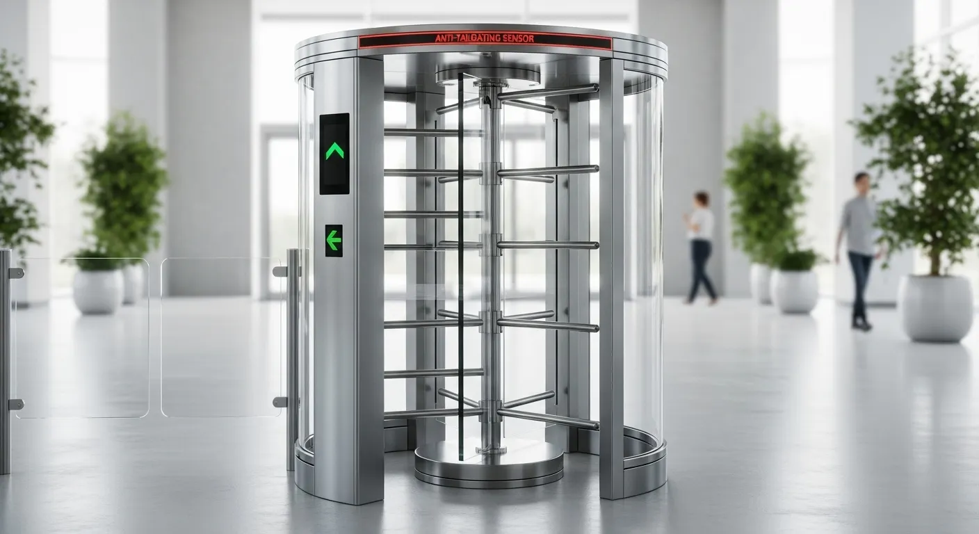 Pełnowymiarowa bramka przeciw tailgatingowi