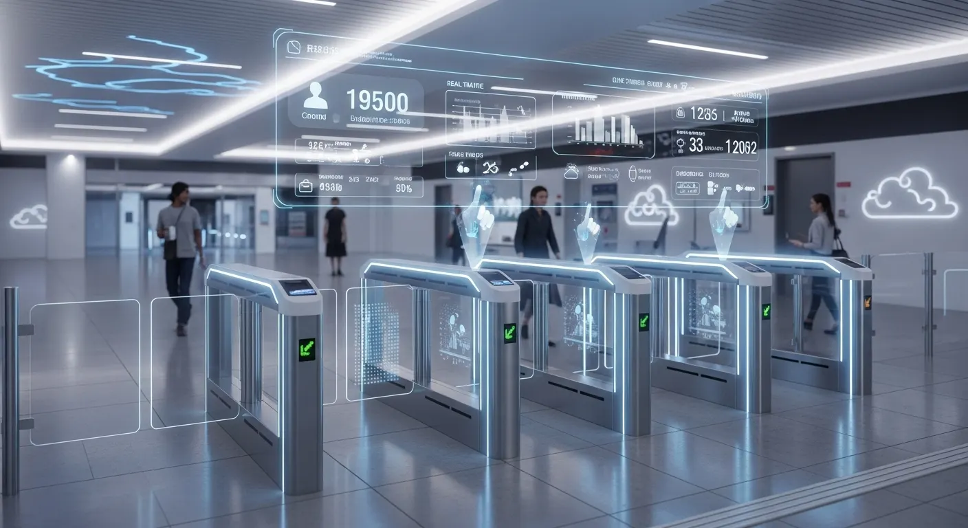 Brama bramek obrotowych oparta na chmurze