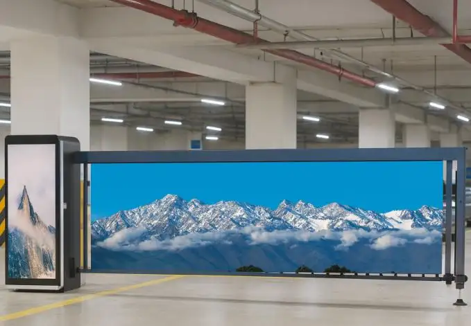 Brama barierowa parkingowa dla centrum handlowego