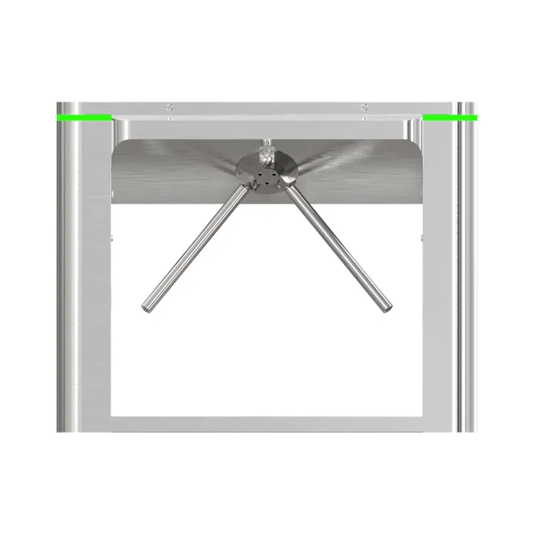 Drzwi bramek statywnych przy wejściu do fabryki