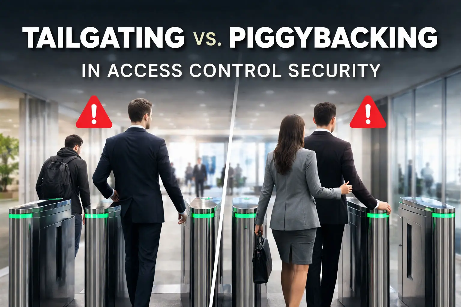 Tailgating vs Tailgating. Aprovechando: Comprendiendo las amenazas ocultas a la seguridad del control de acceso